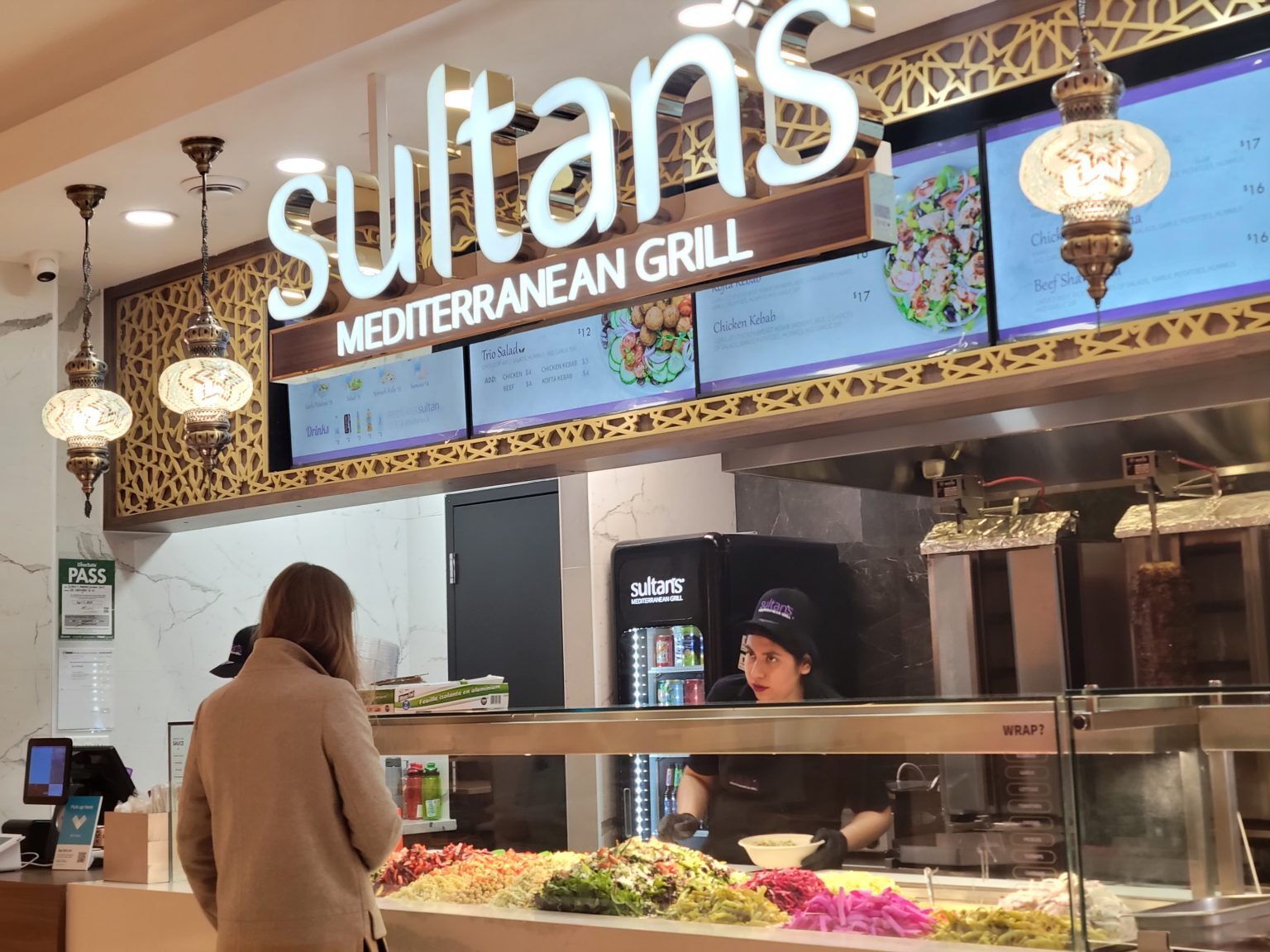 Image of Sultan's Mediterranean Grill storefront at TD Centre, Toronto, Ontario, Canada